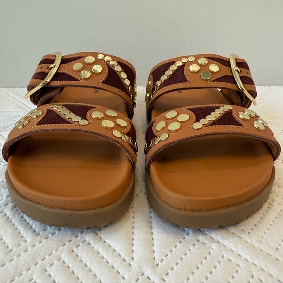 Free People Revelry Studded Sandals Size 7.5 - Picture 8 of 10